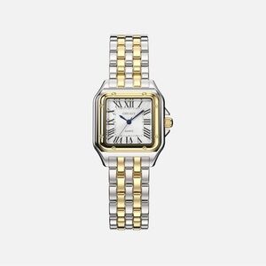Clarine Grealy De Mains Premium Two-Tone Stainless Steel Women's Watch NEW